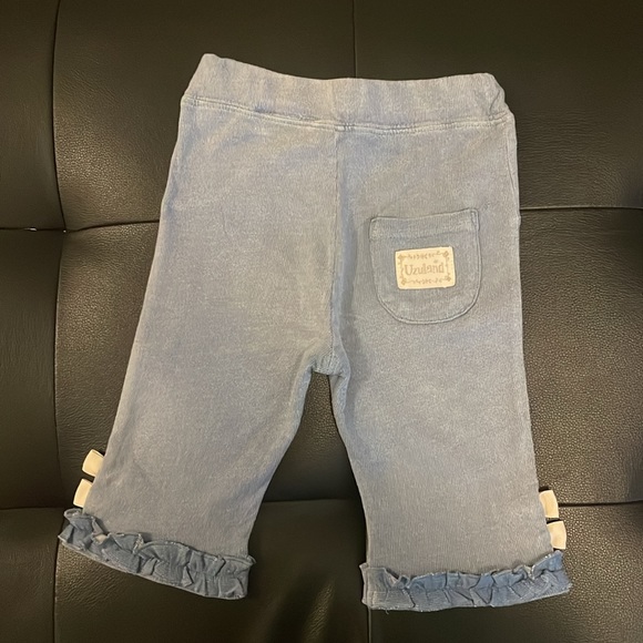 Denim Ruffled Capris - Picture 2 of 4